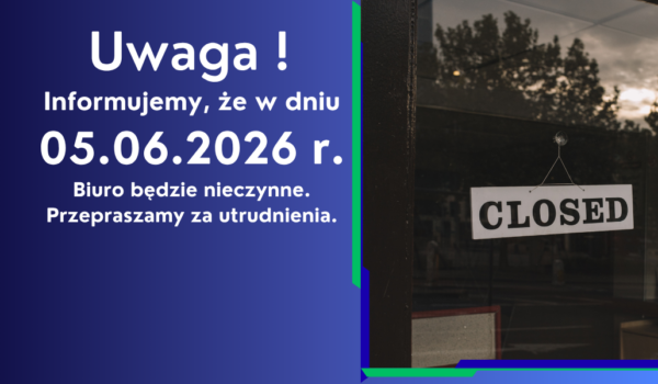 Biuro nieczynne