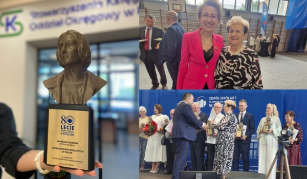 SKWP Koszalin uhonorowane statuetką KOPERNIK EKONOMA Przyjaciel Szkoły