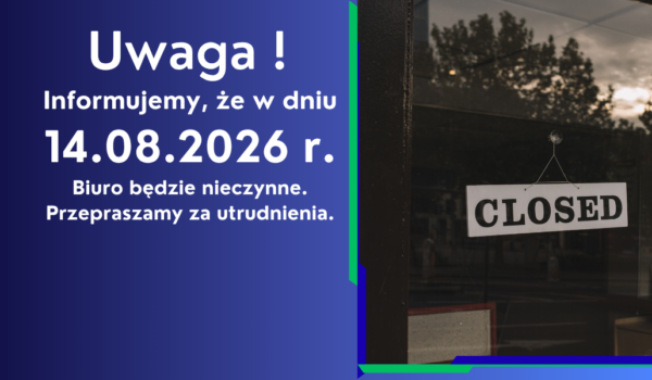 Biuro nieczynne
