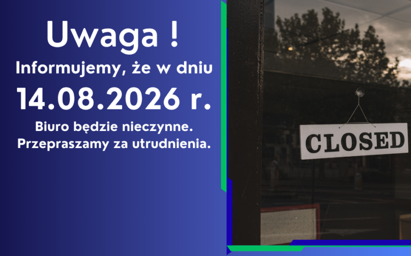Biuro nieczynne